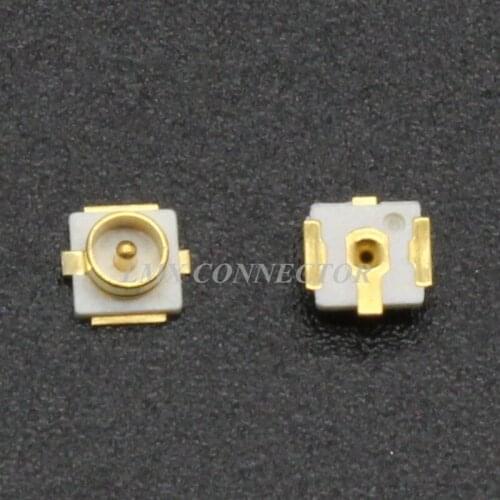 50pcs IPEX Ufl End Plate IPX 20279-001E U.FL Joint SMT PCB Board Connectors SMD Male Socket MINI Card Antenna Pedestal