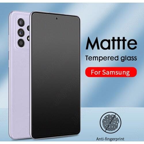 9H Matte Tempered Glass For Samsung Galaxy A72 A52 A32 Screen Protector For Samsung Galaxy A12 A31 A51 A71 A21S A10 A50 M21 M31