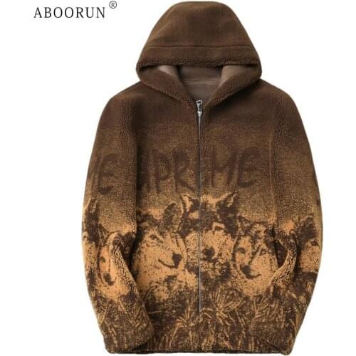 ABOORUN Men's Suede Jackets