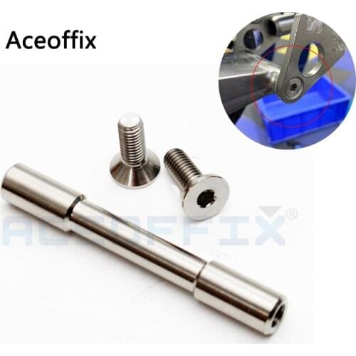 Aceoffix for Brompton Original Bike Frame Rear for Brompton k Turning Point Titanium Alloy Titanium Screw Turning Point