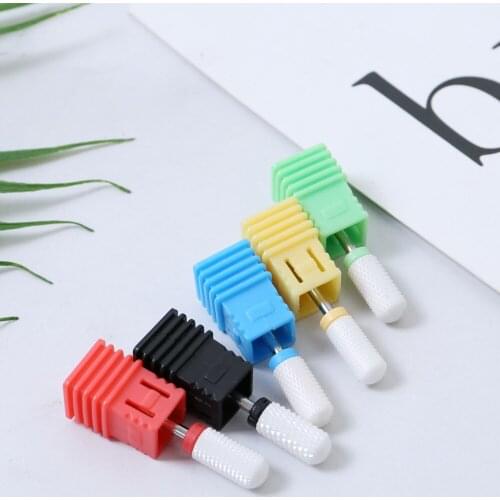 Diamond Ceramic Drill Bit Milling Manicure Cutter for Pedicure Electric Machine Device Tool Nail Art Burr Drill