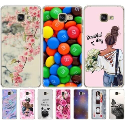 Phone back case For Samsung Galaxy A7 2016 A710F A710 SM-A710F Case soft TPU Back Cover Capa For Samsung A7 2016 A7 6 Phone