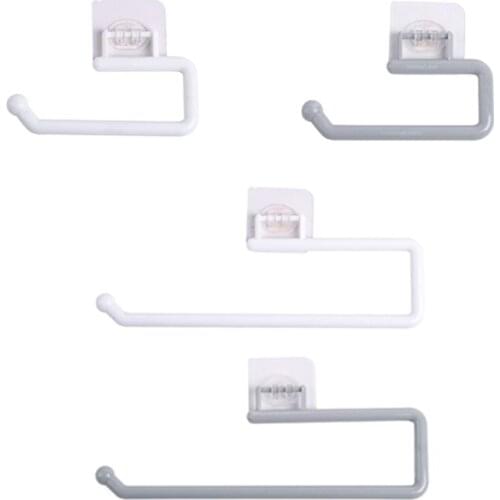 24h Ship Toilet Paper Holder Self Adhesive Bathroom Paper Towel Roll Holder for Bathroom Kitchen