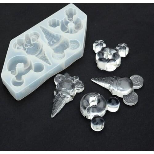 Resin Mold Ice Cream Silicone Mold Popsicle Crystal Epoxy Resin Mould Plaster Aromatherapy Mold For DIY Crafts Multiple Styles