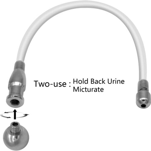 Two-use Urethra Catheter,Hold Back Urine and Micturate, Urinary Plug Sounds, Block Urine, Penis Stimulate Dilator