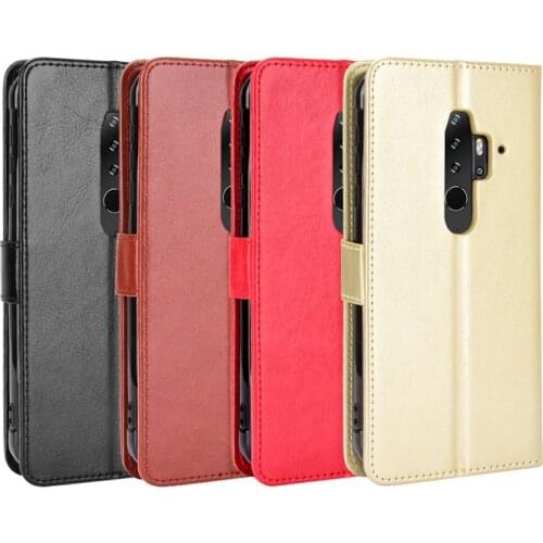 BV6300Pro Case Cool Wallet Leather Anti-lost Strap Business Vintage Funda with Card Slot Holder for Blackview BV6300 Pro