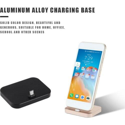 Mobile Phone Desktop Type-c Charger Stand Holder Cell Phone Usb-C Charging Docking Station for Xiaomi Samsung Huawei