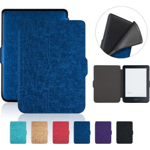 New Case for Kobo Clara HD 6'' Ereader Solid color TPU cover Case +free Gift
