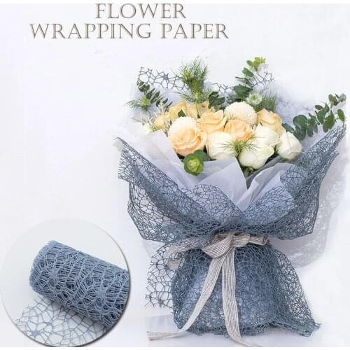 Hollow Bouquet Handmade Diy Packaging Gauze Mesh Decorative Wedding Birthday Baby Shower Party Supplies Craft gift Decor Pendant