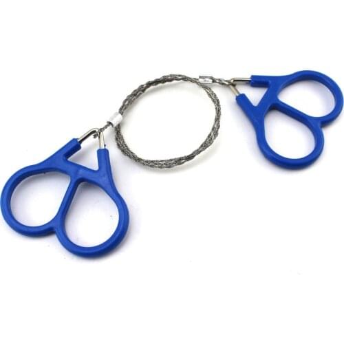 Stainless Steel Emergent Survival Wire Saw Handle for Cutting Fretsaw Outdoor Hunt Fish hand Tool