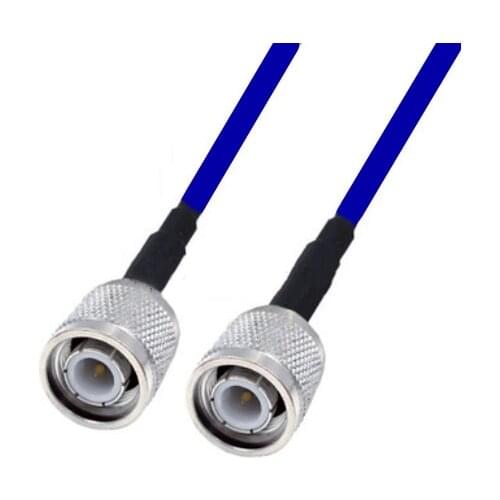 Blue Soft RG142 TNC Male to TNC Male Connector RF Coaxial Jumper Pigtail Cable