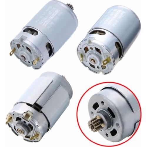 1pc Stable RS550 Motor 1.0 Mold 12 Teeth Gear 3mm Shaft Dia. 12V 16.8V 21V Replacement Mayitr For Cordless Drill
