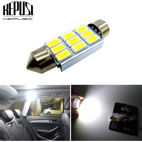 31/36/39/41mm C5W C10W Super Bright 5630 led Chip Car LED Festoon Light Canbus Error Free Interior Dome Lamp White