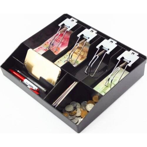 Hard case New Cash register box New Classify store Cashier coin Drawer box cash drawer tray Money Counter case