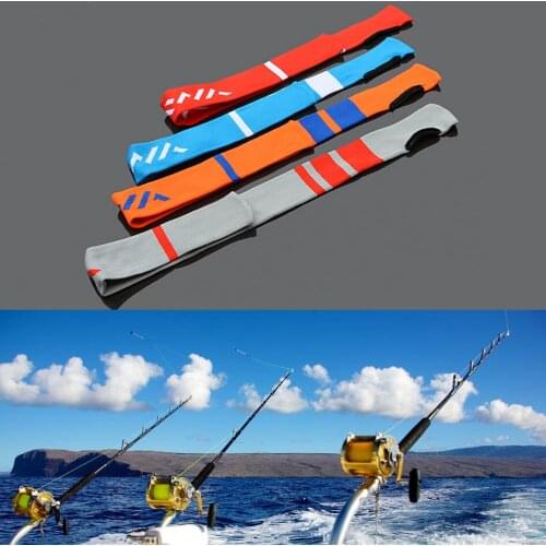 1PC high elastic fishing rod protection bag fishing rod telescopic bag fishing gear accessories random colors