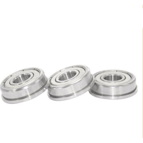10pcs/lot F6003ZZ F6003 ZZ F6003Z F6003-ZZ 17x35x10 mm flange Ball Bearing deep groove 17*35*10mm metal shielded