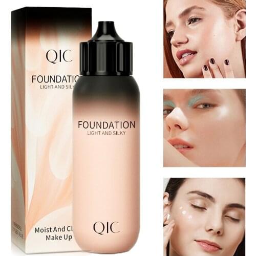 2 Color Liquid Foundation Base Makeup Concealer Oil Control Long-lasting Waterproof Moisturizing Silky BB Cream Facial Makeup