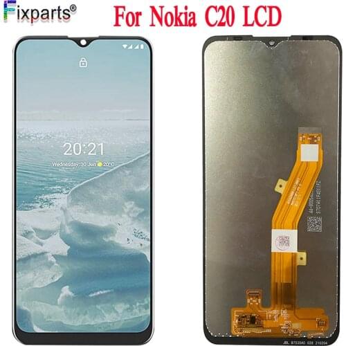 6.52"100% Tested For Nokia C20 LCD Display Touch Screen Digitizer Assembly For TA-1339, TA-1348, TA-1352, TA-1356 LCD