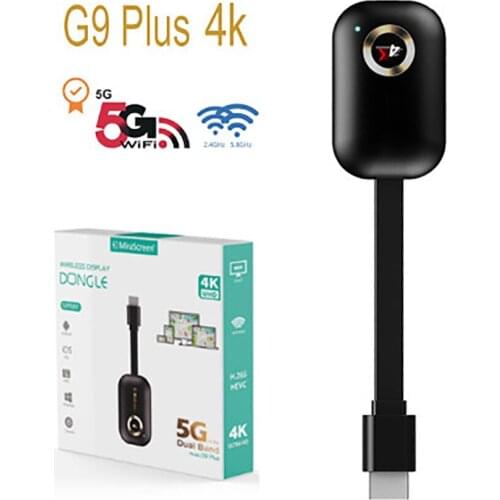 Wireless Display Adapter 5G 1080P/4K HDMI WiFi Dongle Screen Mirroring Adapter, Phone to TV/Projector Receiver Support Windows