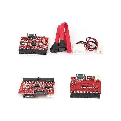 IDE 40 Terminals Female to SATA 2Port HDD Data Adpter Converter Adapter