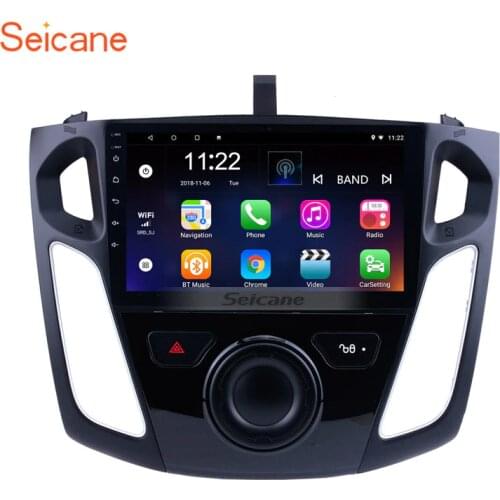 Seicane 9 inch Android 10.0 Car Multimedia Player For 2011 2012 2013 2014 2015 Ford Focus HD 1024*600 Touchscreen GPS Navigation
