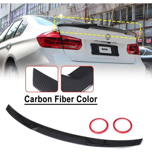 Car Styling ABS Rear Trunk Boot Wing Spoiler Decoration Fit For BMW F30 F80 M3 Model 4-Door Sedan 2014-2019 Spoiler For Bmw