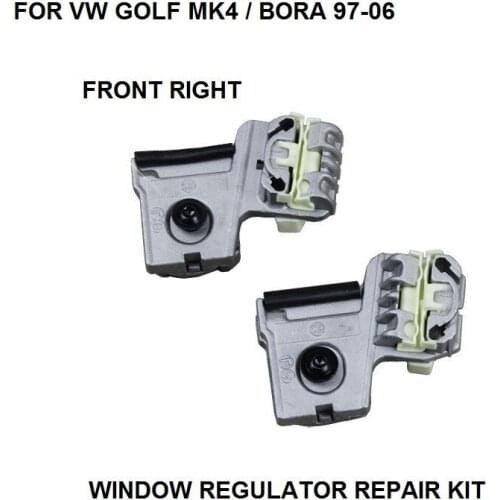 FREE SHIPPING FOR VW GOLF MK4 / BORA WINDOW REGULATOR REPAIR KIT CLIPS 1997-2006 FRONT RIGHT NEW