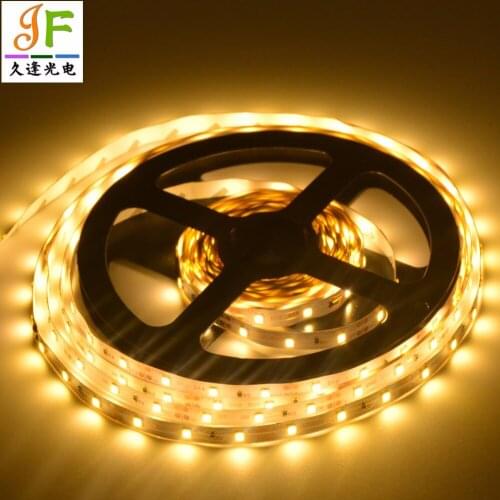 Fast shipping 100M 20x5M 2835 3528 SMD 300LEDs Warm White Flexible LED Light Strip 60LEDs/M IP30 Non-waterproof IP65 DC12V