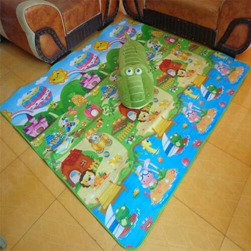 Household Children Crawling Mat Baby Folding Stitching Game Carpet Child Room Cartoon Tatami Carpets Rug Area Size Large Bedroom