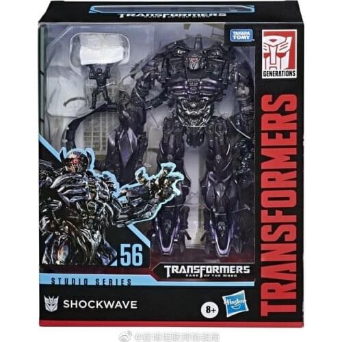Hasbro Transformers Leader Class Studio Series SS56 Shockwave Action Figure Deformation Robot Transformation Model Toys 22cm