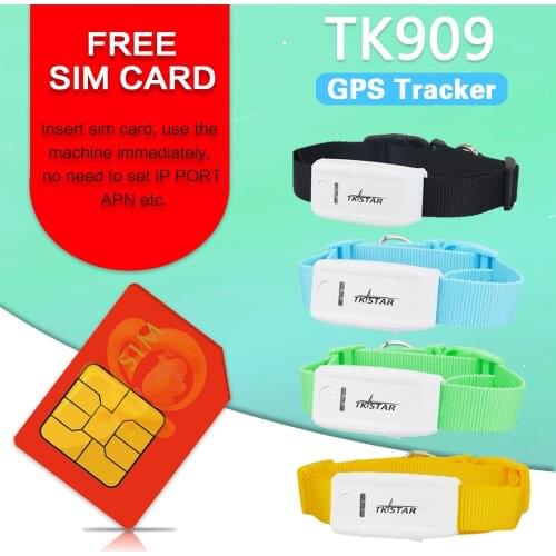 TK909 Mini Pet GPS Tracker With Collar Small Portable Cat Dog GPS Tracking Device Real Time LK909 Lifetime Free tracking web/app