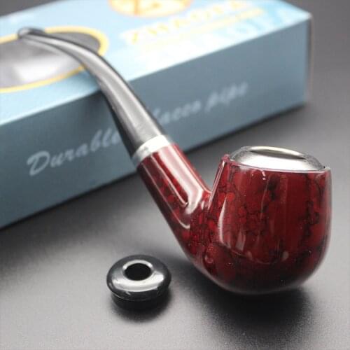 Classic Durable Multifunction Pipes Smooth Chimney Double Filtration Smoking Pipes Herb Tobacco Pipe Narguile Grinder Smoke