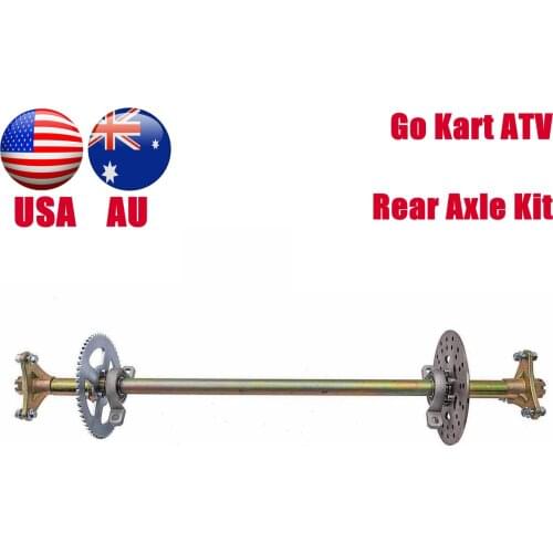 Drift Trike Go Kart Rear Axle 58T Sprocket Chain Kit Hub Disc Rotor Wheel Assembly Mini ATV bike Quad go kart