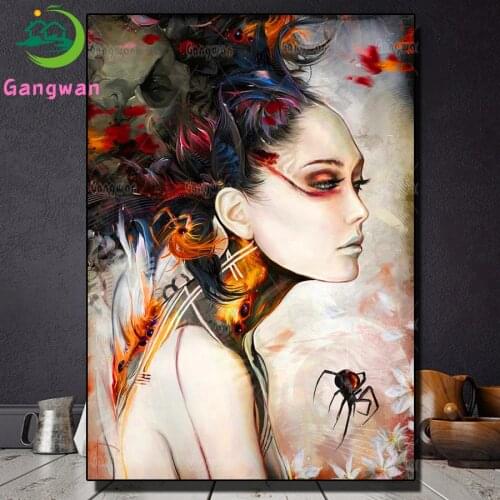 Beautiful fantasy Women 5d Diamond Embroidery DIY Diamond Painting Cross Stitch Kits full square/round Diamond Mosaic Home Decor