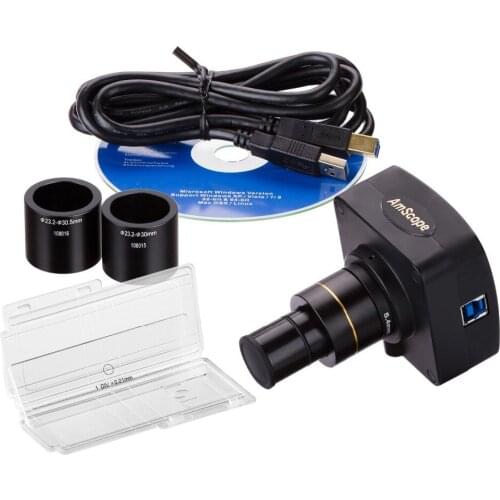 AmScope 3MP USB3.0 Microscope Digital Camera + Calibration Kit MU303-CK