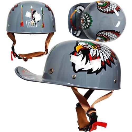 Casco Moto Motorcycle Helmet Casque For Scooter Moto Mujer Open Face Half Helmet And Safety Engine Casco Vintage De Seguridad