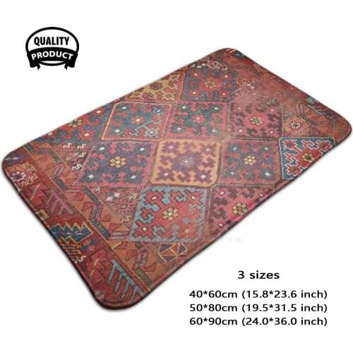 Colorful Diamond Stars Ii / / 19Th Century Colorful Ornate Accent Pattern Soft House Family Anti-Slip Mat Rug Carpet Modern
