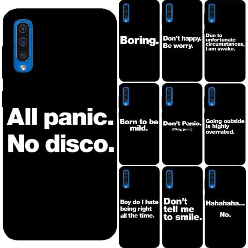 English Quotes Hahahaha Soft Silicone Case Cover For Samsung A51 A71 A10 A20 A30 A40 A50 A70 A6 A8 Plus A9 A7 2018 Note 10 Pro