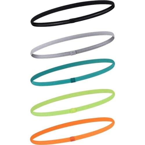NEW-Thick Non-Slip Elastic Sport Headbands Hair Headbands Exercise Hair And Sweatbands For Women And Men