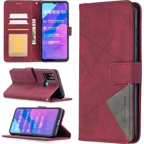 New Honor9A Luxury Leather Phone Case On For Huawei Honor 9A 10 9X Lite 8A 8S 9S 9C 9XLite 10Lite 9X Global Wallet Flip Cover Co