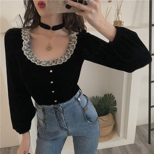 Qunque/群鹊 Collar Blouses