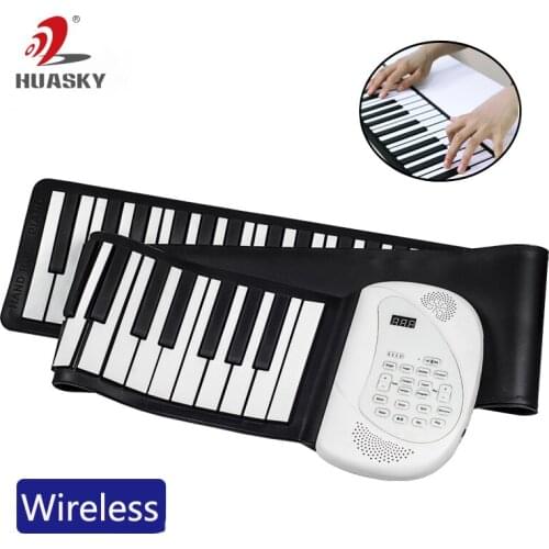 Hot sell flexible portable roll up piano 88 keys mini music electronic keyboard piano for students