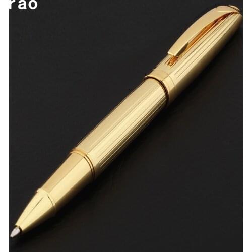 High quality 726 Golden line Business office Rollerball Pen New School student stationery Supplies Ballpoint Pens