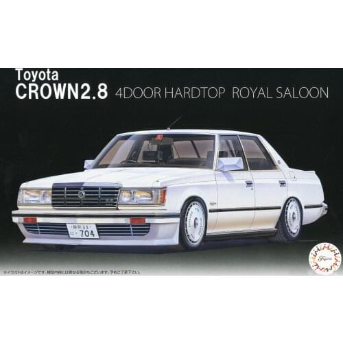 1/24 Fujimi plastic assembled car model toy Toyata Crown 2.8 HT Royal Saloon static model DIY model kit #03999
