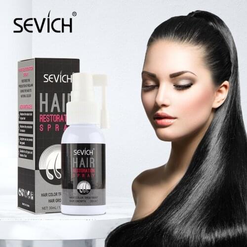 SEVICH Anti-Hair Loss Herbal Spray 30ml Hair Treatment Hair Growth Spray Hair Restoration Spary Natural Black Restores