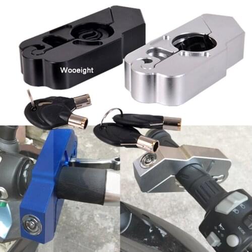 Universal Metal Handle Grip Security Safety Locks Handlebar Handset Brake Lever Lock Fit Scooters ATV Motorcycles Protection