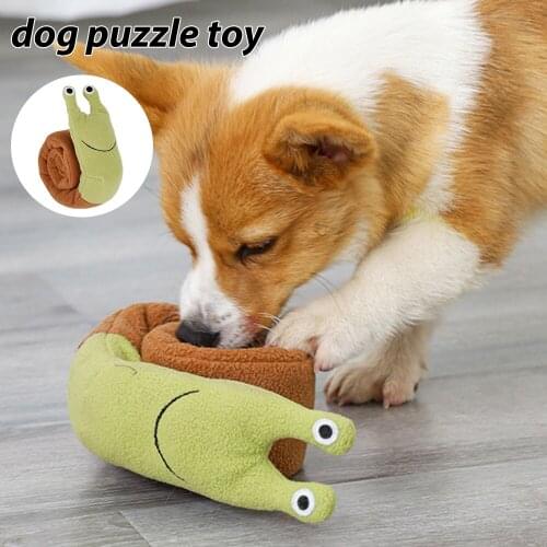 Magic Snail Pet Plush Toy Smelling IQ Educational Supplies Molar Teeth Leakage Training To Relieve Boredom Dog Toy Pet Supplies