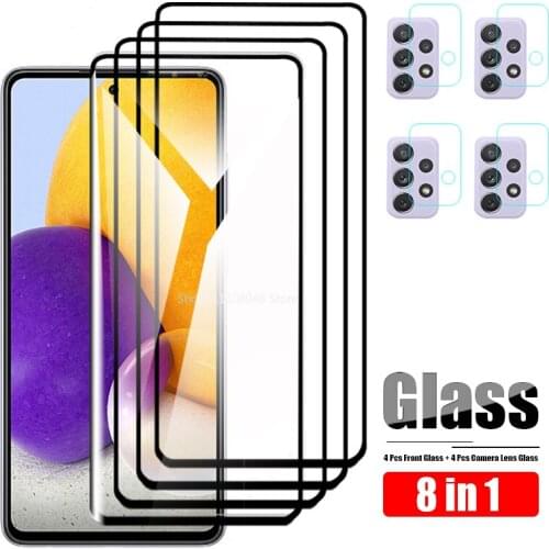 Camera Tempered Glass For Samsung Galaxy A72 A51 A52 A12 A02S A32 Screen Protective For Samsung A71 A02 S Protector Film 4G 5G