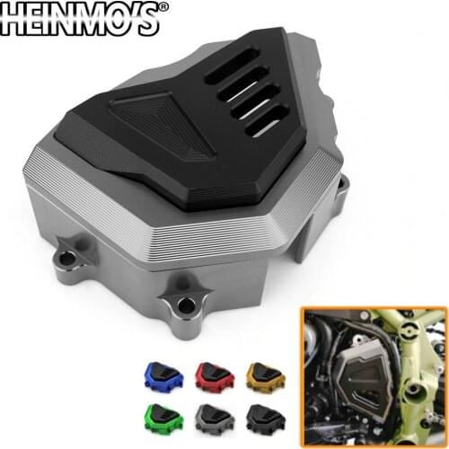 Motorcycle Parts Front Chain Cover Guard for Kawasaki Z900 Z 900 Z-900 2017 Motorbike Aluminum Engine Front Chain Cover Slider