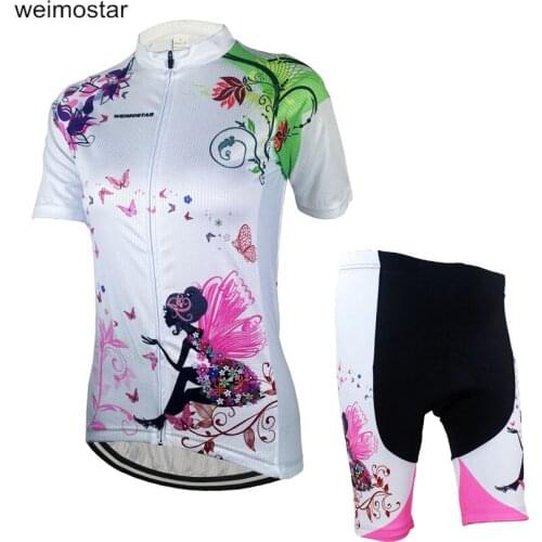 WEIMOSTAR Women Bicycle Team Cycling Jersey/Cycling Clothing Sets Sportswear Bike Roupa Ciclismo Outdoor Riding Clothing CD6710